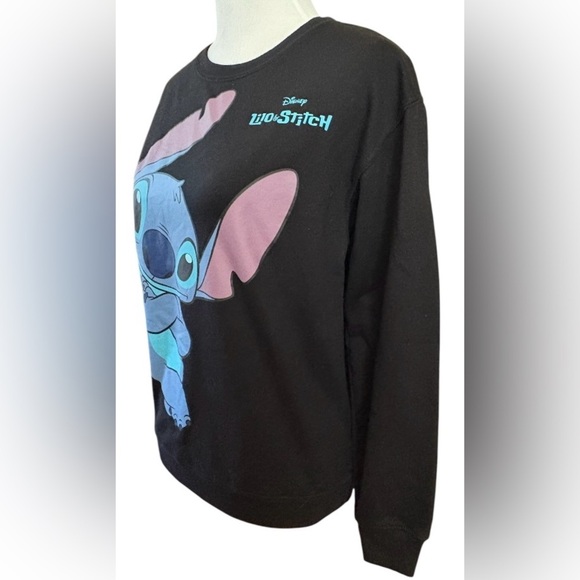 Disney Lilo & Stitch Black Sweatshirt Size S - Picture 4 of 8
